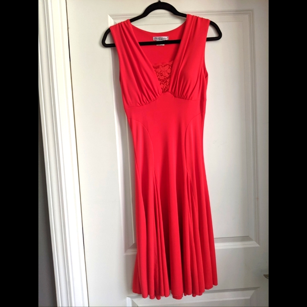 Jus d'orange Paris red dress size 8